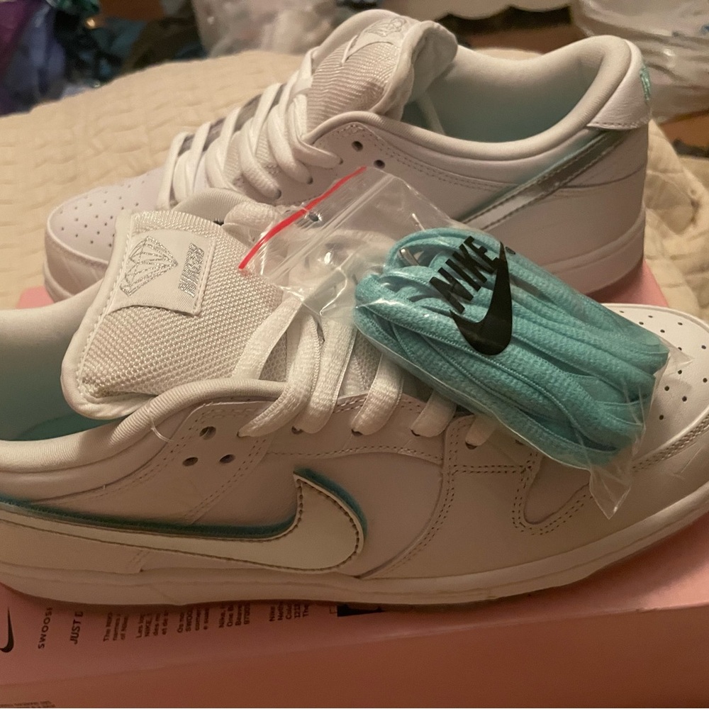 Nike SB Dunk Low Diamond Supply Co White Diamond-2018